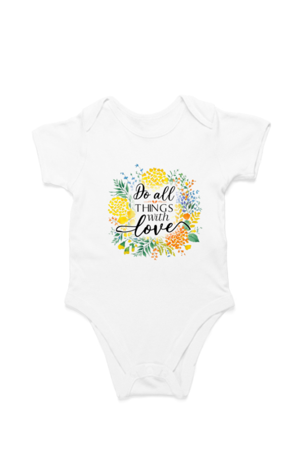 white cotton rompers for baby