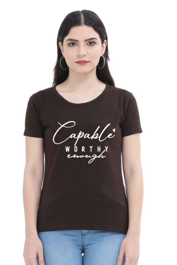 Girl Premium Cotton  half Tshirt Dark shade