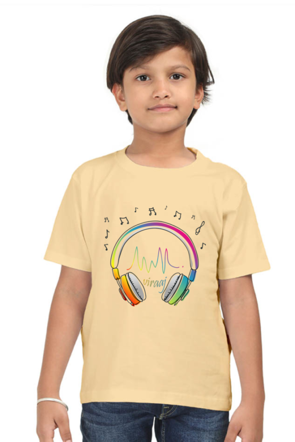 Beige half tshirt Viraaj headset
